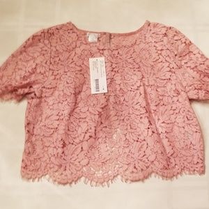 Bridesmaid Jenny Yoo Kenzie top in whipped apricot